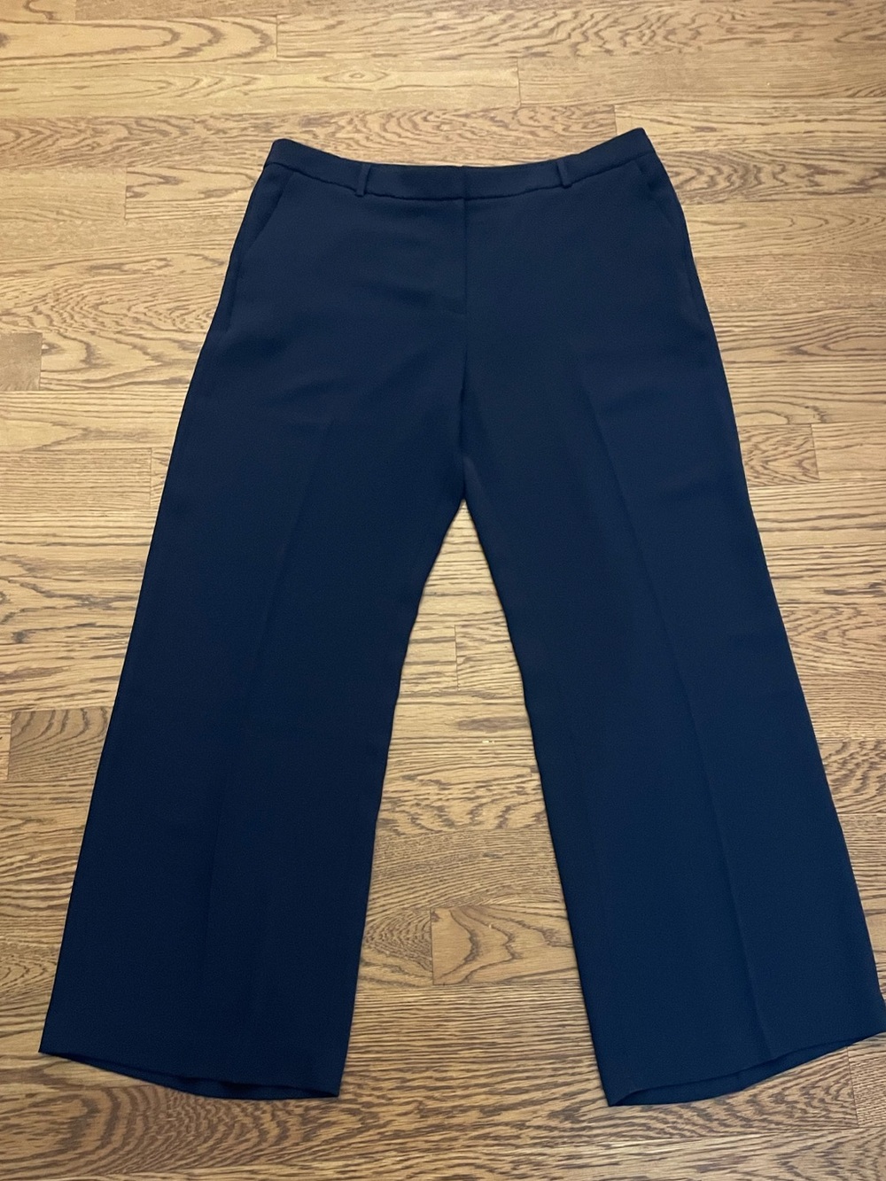 Boden Navy Wide-Leg Dress Pants